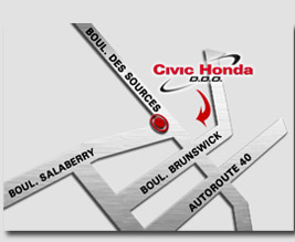 Joindre Civic Honda D.D.O. à Montréal